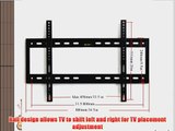 VideoSecu Ultra Slim LCD LED HDTV wall mount bracket fits Samsung LN55C630K1F UN46C6300SF UN55C8000XF