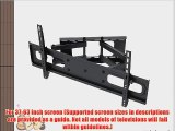 Mount-It! Articulating Wall Mount for Flat Panel TVs