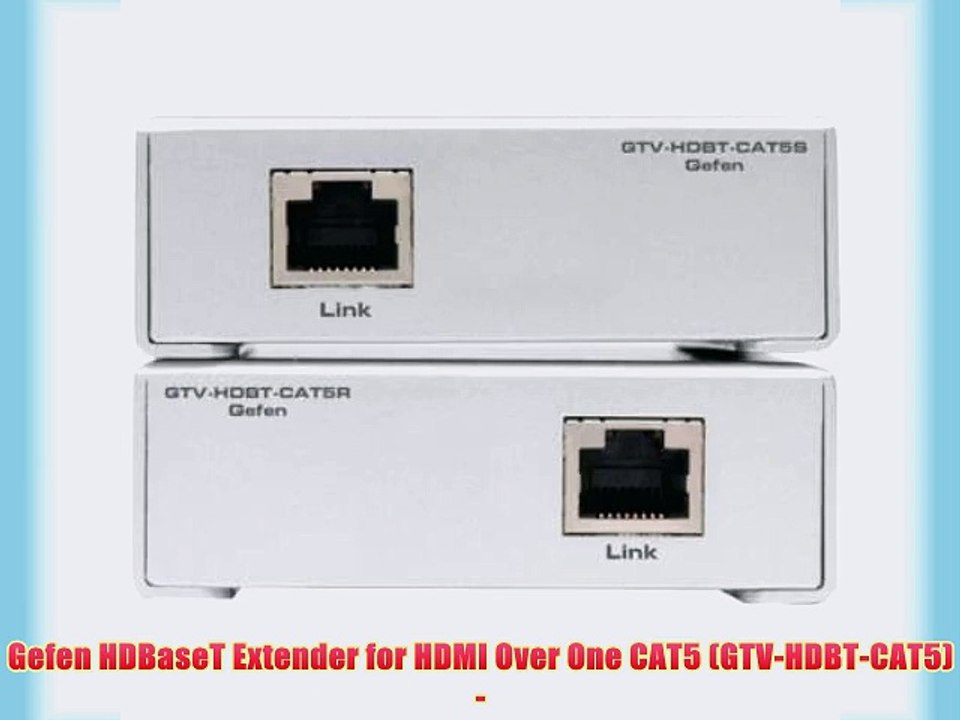 Gefen HDBaseT Extender for HDMI Over One CAT5 (GTV-HDBT-CAT5) -