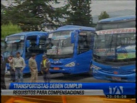 Transportistas en Quito