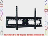 Ultra-Slim Black Adjustable Tilt/Tilting Wall Mount Bracket for Samsung UN60ES7100F/UN60ES7100FXZA