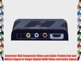 ViewHD AV Converter (Universal Composite AV to HDMI Up-Scaling Full Size Converter | VHD-AV2HDMI)