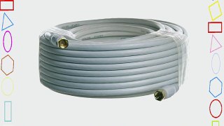 Pro-Techgroup 100 ft Premium Grade RG6 F-Type Quad Shielded Coaxial 18AWG CL2 Rated 75 Ohm