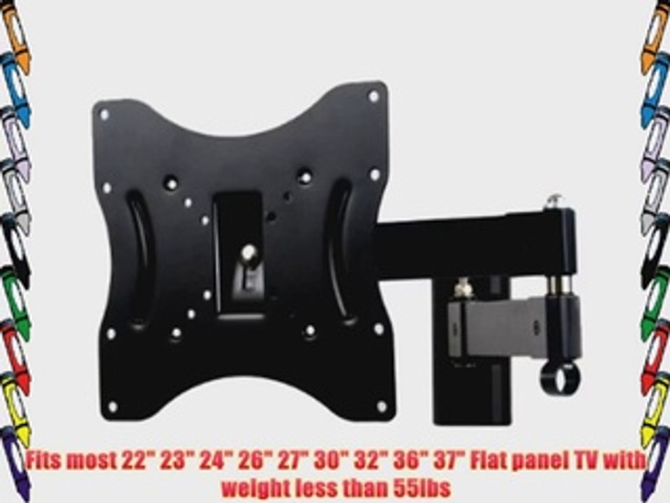 VideoSecu Articulating TV Wall Mount Bracket Fit Sansui 26 32 HDLCD2650 SLED3228 HDLCD3250