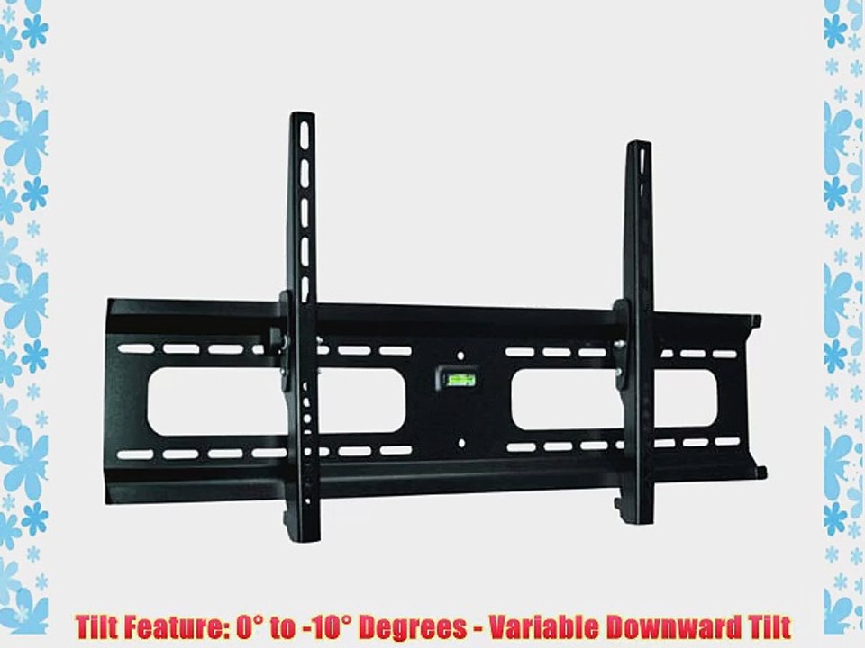 Low Profile Black Tilt/Tilting Wall Mount Bracket for Panasonic Viera TCP50G25 / TC-P50G25