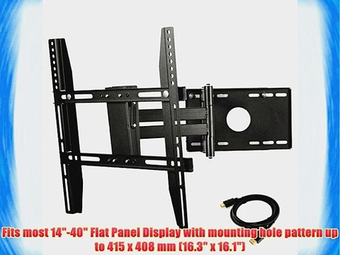 ATC Flat Panel Screen Plasma LCD LED Swivel Tilt TV Wall Mount for Most 14-40 Full Motion Bracket