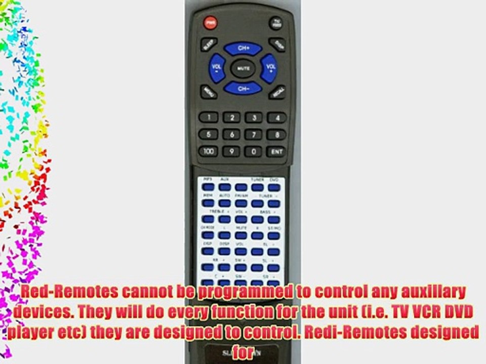 DIVINCI SOUND Replacement Remote Control for D710