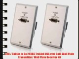 C2G / Cables to Go 29385 TruLink VGA over Cat5 Wall Plate Transmitter/ Wall Plate Receiver