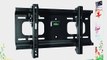 Black Adjustable Tilt/Tilting Wall Mount Bracket for RCA LED40G45RQD 40 inch LED/DVD Combo