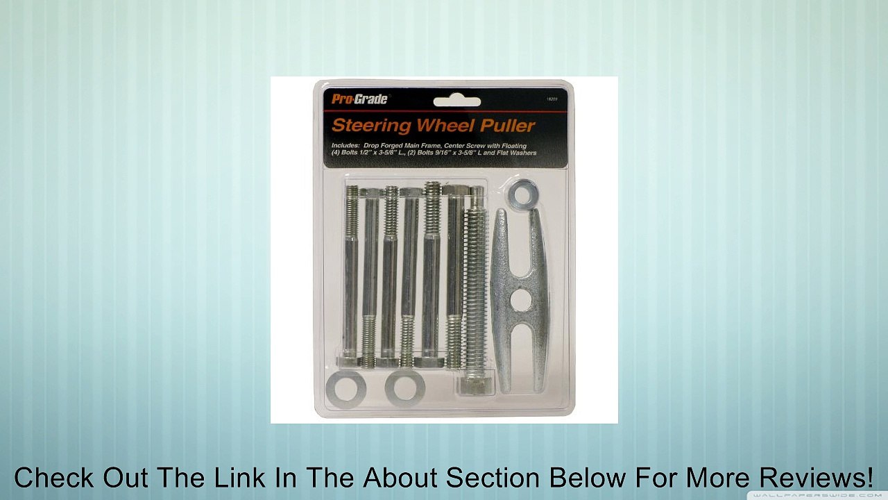 Pro-Grade 18209 Steering Wheel Puller Review