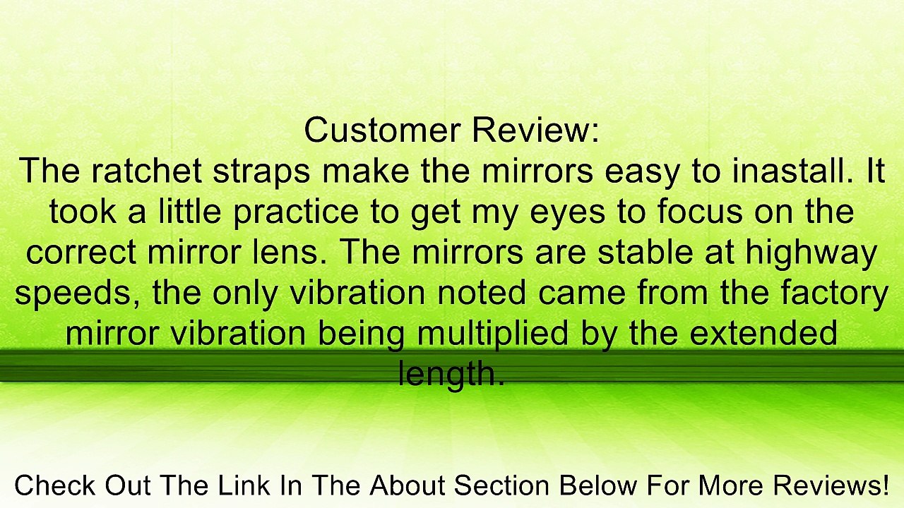 Prime Products 30-0083 Dual Head XLR Ratchet Clip-On Mirror Review