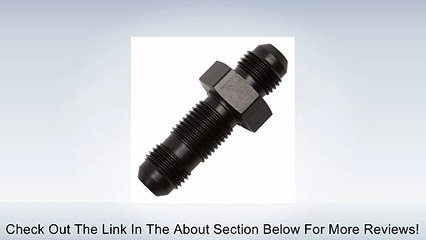 Russell 661183 Black -6 AN Straight Flare Bulkhead Review