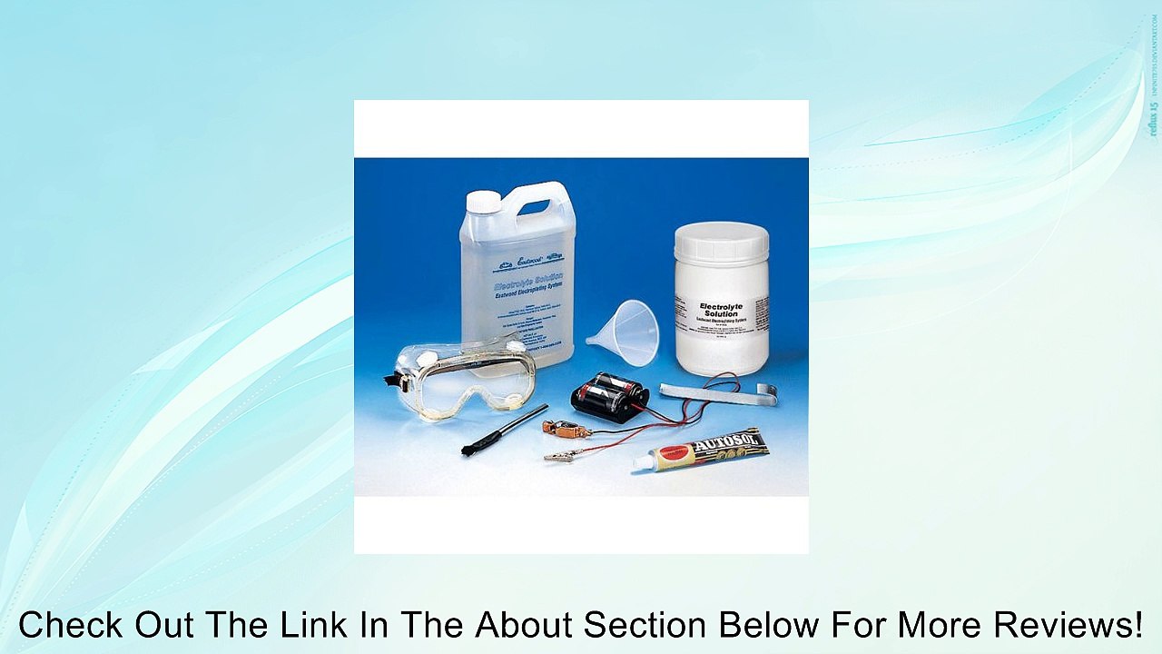 Eastwood Electroplating System - Tin Zinc Plating Kit Review