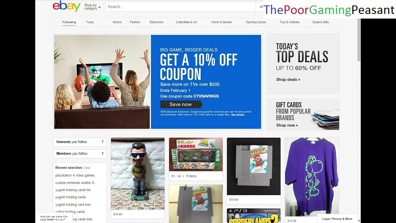 Attempting To Find Stellar Deals On PlayStation 4 (PS4) Video Games By Searching eBay