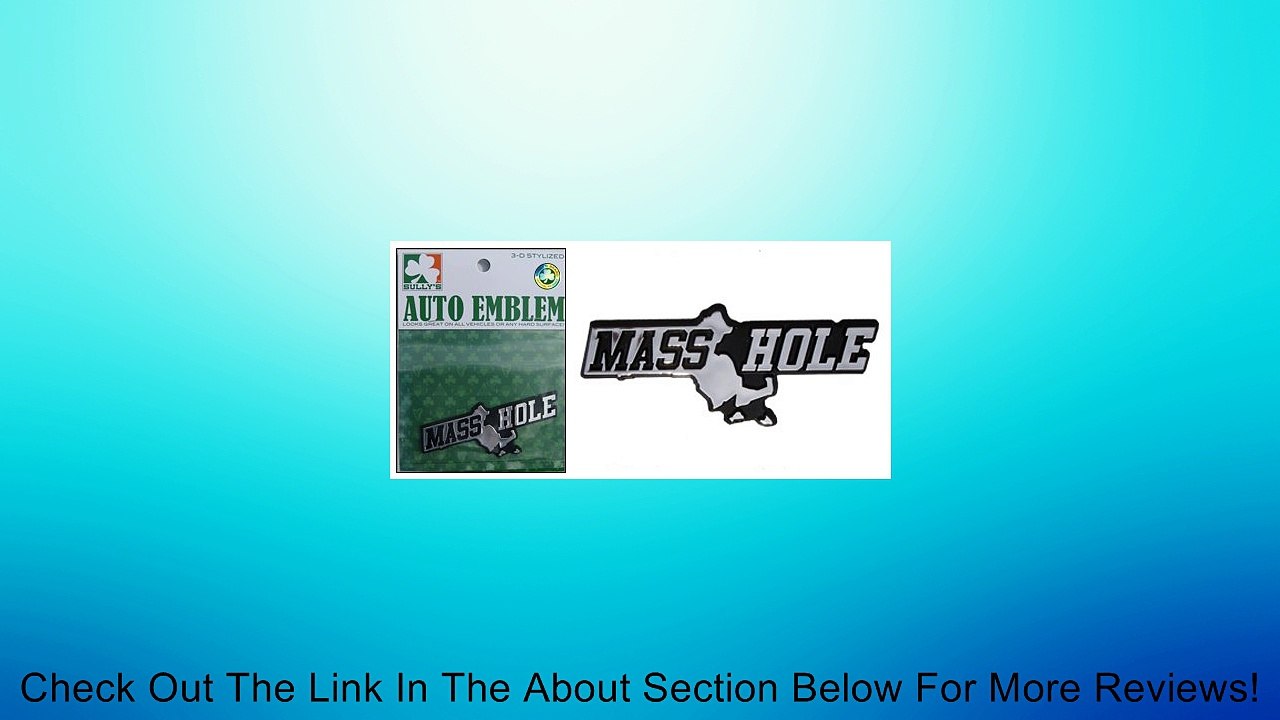 Masshole Auto Emblem (Chrome) Review