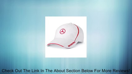 Mercedes Benz Women's White Cap with Pink Trim Review