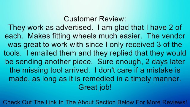 Mercedes Benz Wheel Stud Alignment Guide Tool Set Review