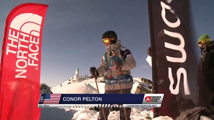 FWT15 - Run of Conor Pelton - USA in Chamonix Mont-Blanc (FRA)