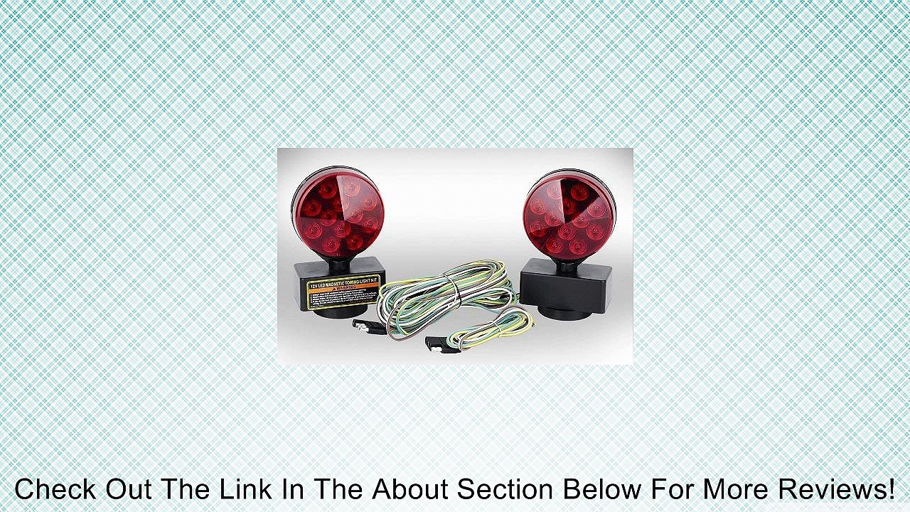100,000 Hours 12V LED Magnetic Towing Light Kit /51213 Review