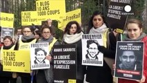 Libertà d'espressione: manifestazione a Parigi per blogger saudita