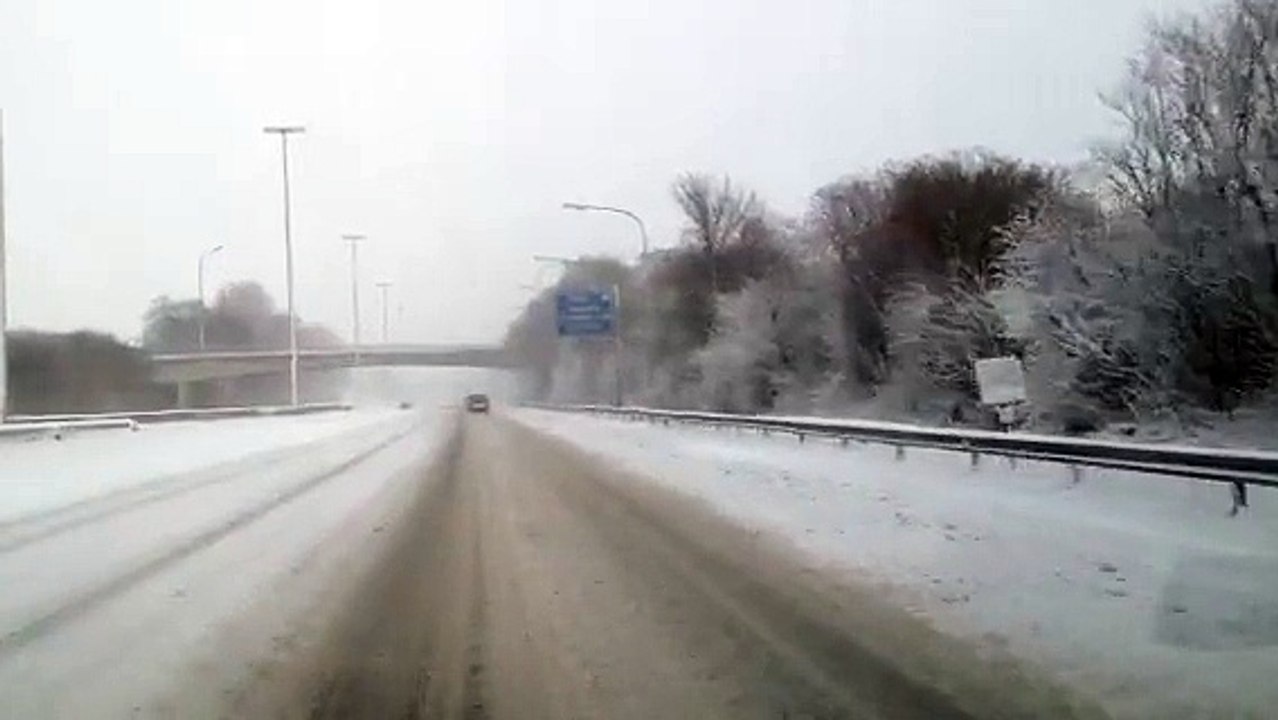 Neige et verglas sur la Belgique