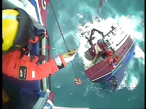Marins sauvés de justesse au large de l'Ecosse
