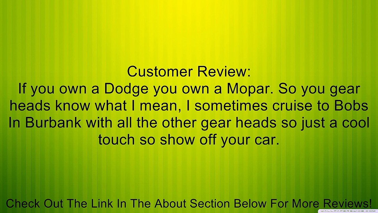 Mopar Logo Black Baseball Cap Review