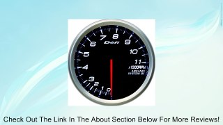 Defi DF11001 Advance BF Tachometer, 11000 RPM, White, 80mm Review