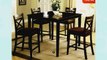 Dining Table Set in Espresso by Furniture of America 5 Piece Set