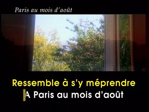 KARAOKE CHARLES AZNAVOUR - Paris au mois d'août