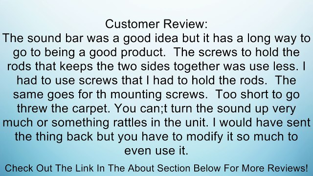 1963-1982 Corvette Base Ported Sound Bar Review