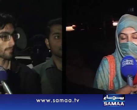 Multan:- Protesting Students Climb On Top Of Water Tank
