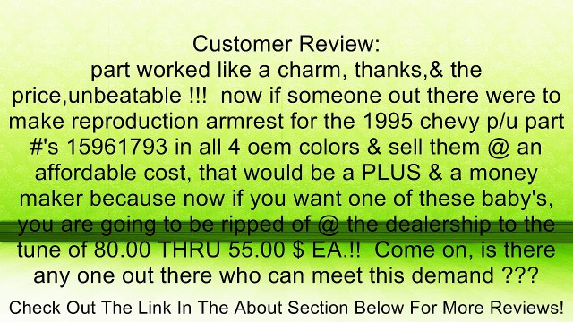 Chevrolet Inside Driver Side Door Handle Gray Review