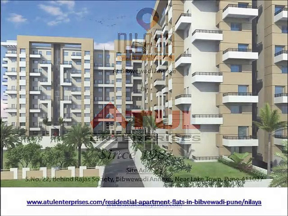 Stay the Nilaya way with 2 and 2.5 BHK residential apartments  flats in Bibvewadi