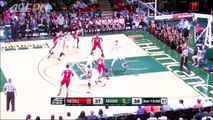 Miami Beautiful Fast Break Alley-Oop Dunk vs NC State ACC Must See Moment.