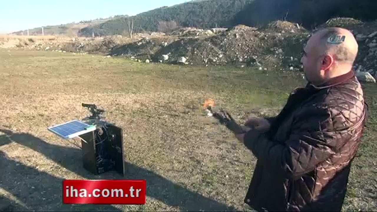 Samsunlu mucit “solar Enerjili Tam Bağımsız Robot Silah” Yaptı