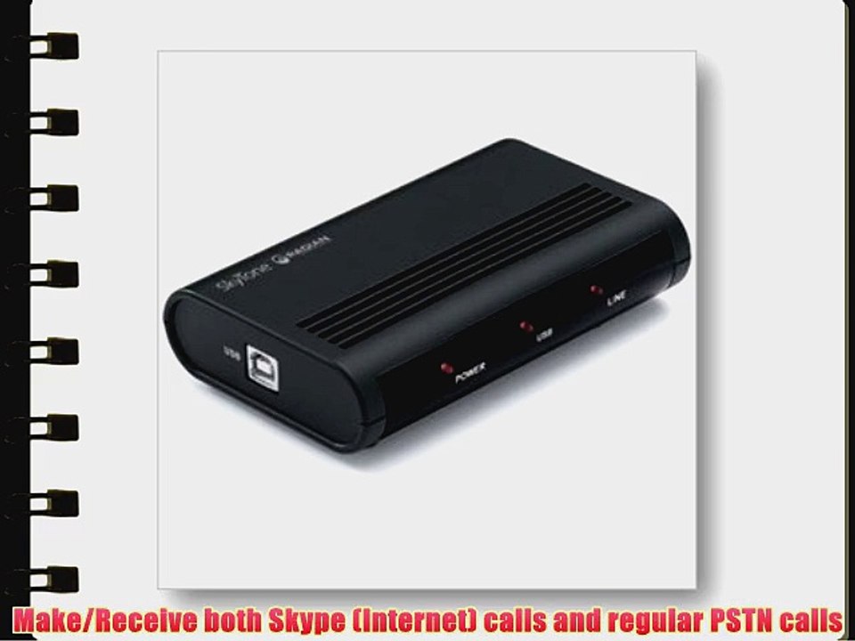 Skytone RST401 USB Skype Telephone Gateway Remote Dial In/fwrd = Yealink USB-B3G