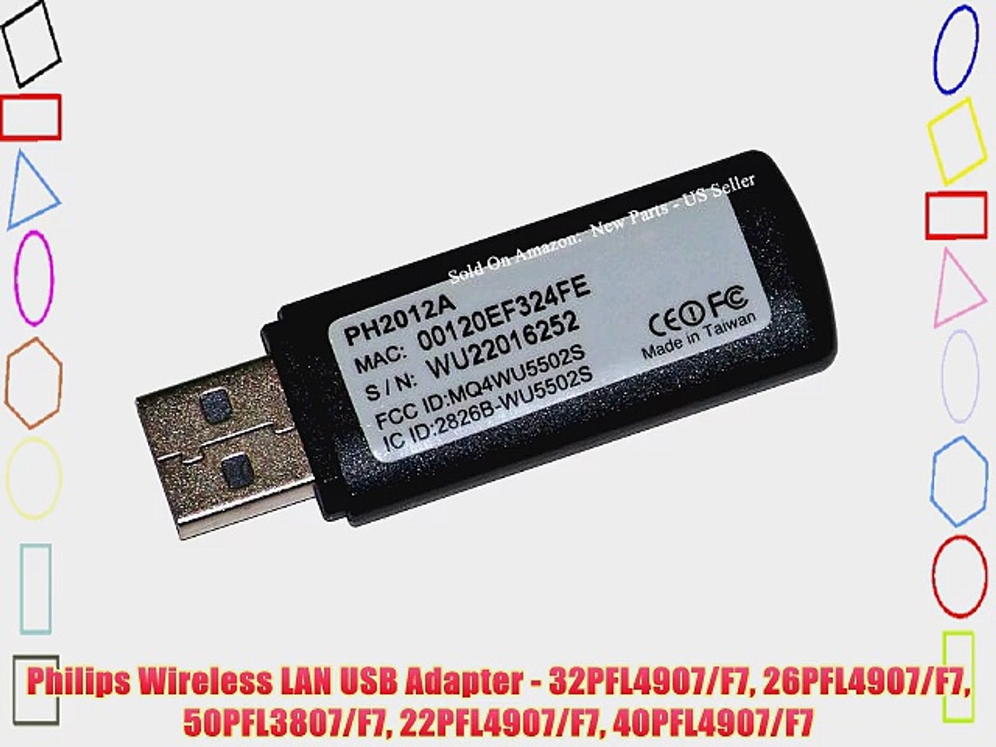 Philips Wireless LAN USB Adapter - 32PFL4907/F7 26PFL4907/F7 50PFL3807/F7  22PFL4907/F7 40PFL4907/F7 - video Dailymotion