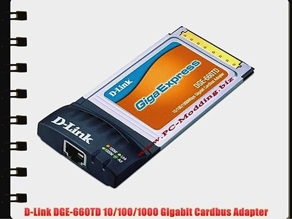 D-Link DGE-660TD 10/100/1000 Gigabit Cardbus Adapter