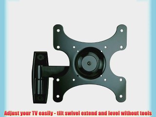 Descargar video: SANUS VSF409 Premium Series Full-Motion Mount For 13 - 39 flat-panel TVs up 50 lbs