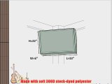 32 Inch Outdoor TV Cover (Front Half Cover) - 13 sizes available