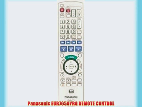 Panasonic EUR7659YR0 REMOTE CONTROL