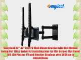 Sunydeal 32-42 LCD TV Wall Mount Bracket with Full Motion Swing Out Tilt
