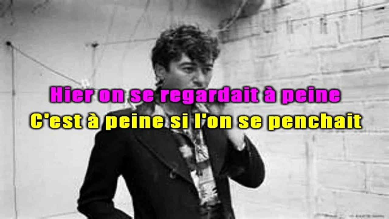 KARAOKE ALAIN BASHUNG - Résidents de la république