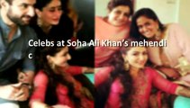 Celebs at Soha Ali Khan’s mehendi ceremony