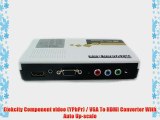 Etekcity Component video (YPbPr) / VGA To HDMI Converter With Auto Up-scale