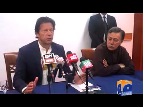 Imran Khan Press Conference - PTI to participate in Senate Elections in KPK-24 Jan 2015