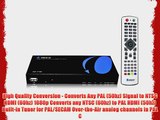 Orei XD-1190 PAL HDMI/RCA to NTSC HDMI Converter Built in Analog TV Tuner