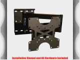 Mount-it! MI-411 TV Wall Mount Bracket with Full Motion Swing Out Tilt and Swivel Articulating