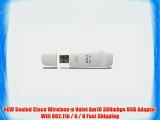 NEW Sealed Cisco Wireless-n Valet Am10 300mbps USB Adapter Wifi 802.11b / G / N Fast Shipping